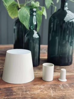 LED lampe til vinflaske - Creme MIX