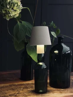 LED lampe til vinflaske - Creme MIX