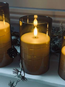 LED Lys ALMA 3 stk m. fjernbetjening