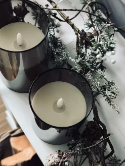 LED Lys ALMA 3 stk m. fjernbetjening