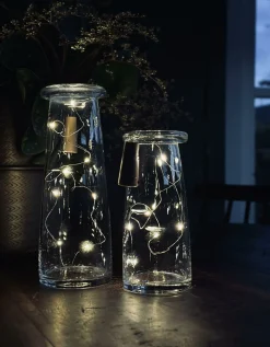 LED Lyskæde med prop (75 cm)