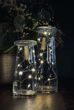 LED Lyskæde med prop (75 cm)