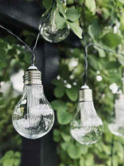 LED Lyskæde med solceller - Udendørs med 10 pære