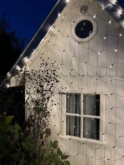 Led Lysnet med 480 lys - Godkendt til inde og ude med Timer