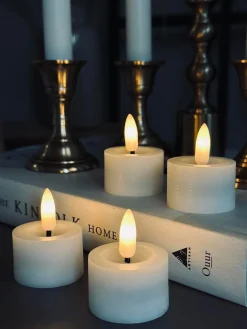 LED Lyspakke med 8 dele - Hvid