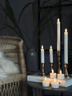 LED Lyspakke med 8 dele - Hvid