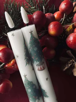 LED Stagelys 2 stk - Julemotiv