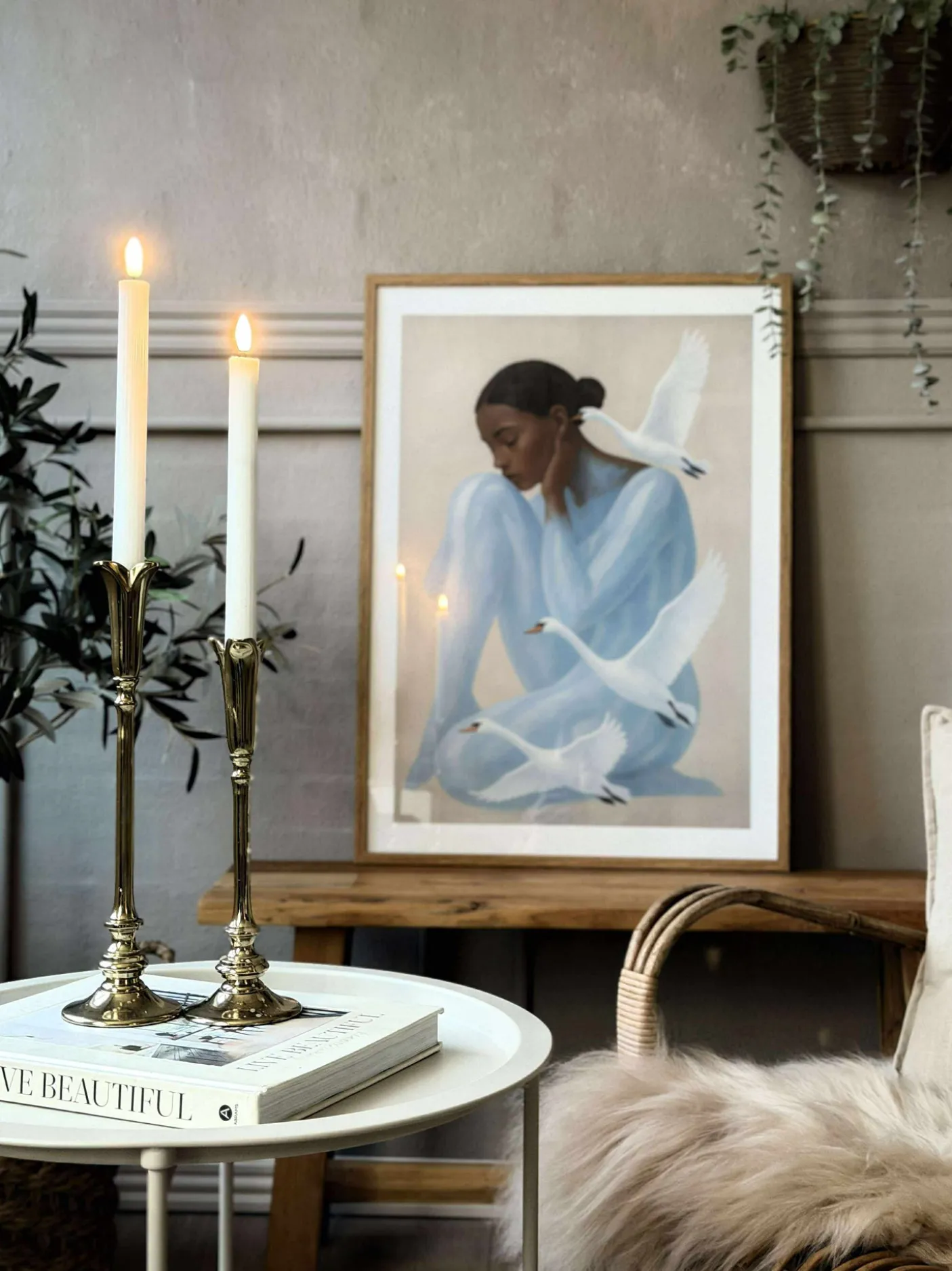 LED Stagelys Rillet - 22 cm