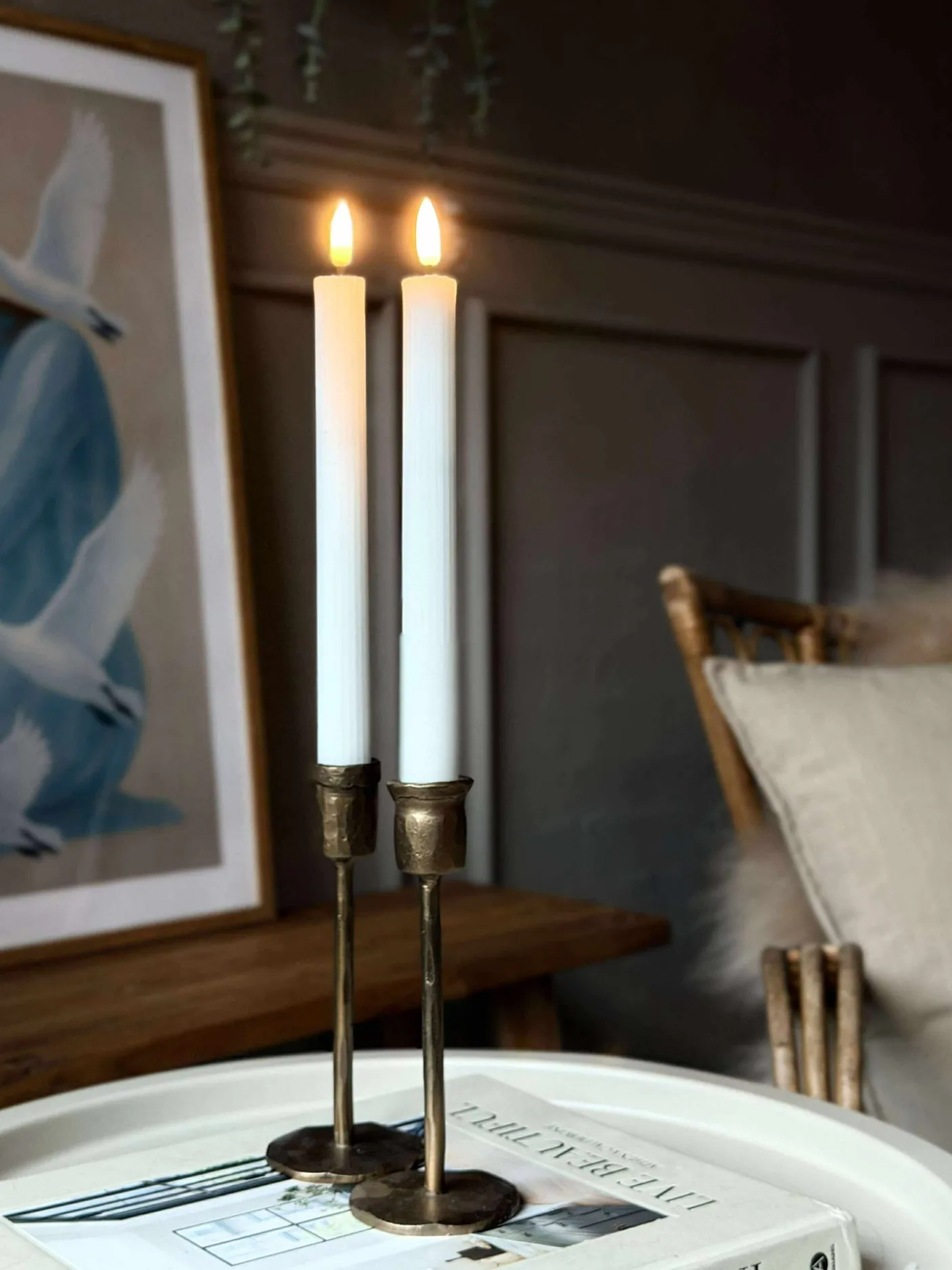 LED Stagelys Rillet - 22 cm