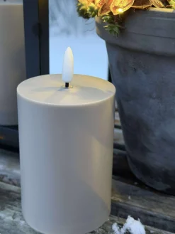 LED Udendørs Bloklys sæt af 3 stk – Sand