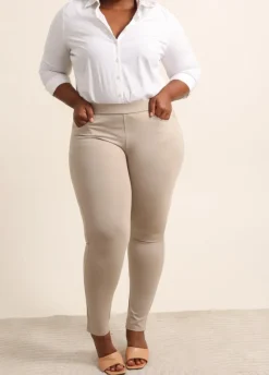 Leggings Plus size 38-50 Beige