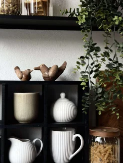 Liggende Fugl - Amber Brun Stor