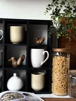 Liggende Fugl - Amber Brun Stor