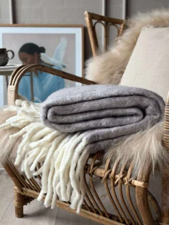 Lækker varm plaid – Lavendel