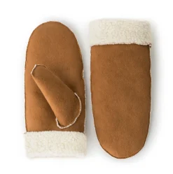 Luffer 2 farver lys brun, mokka brun