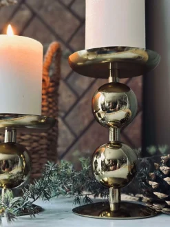 Lysestage NOYA 17 cm - Gold