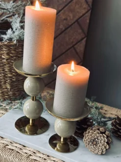 Lysestage NOYA 17 cm - Mint