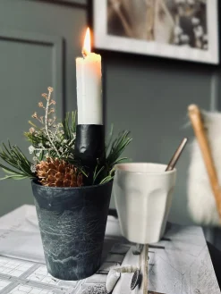 Lysholder med spyd - 13 cm