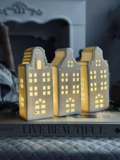 Lyshus med led - WHITE MIX