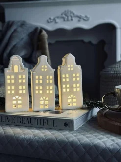 Lyshus med led - WHITE MIX