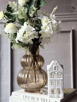 Lyshus med led - Porcelæn