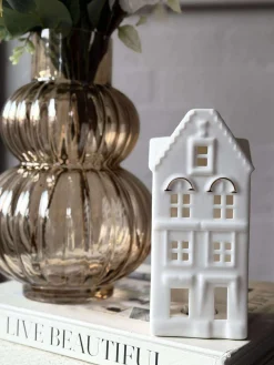 Lyshus med led - Porcelæn