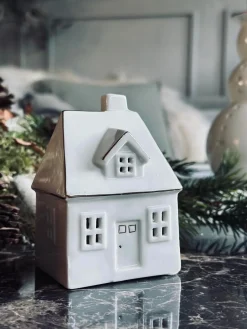 Lyshus med led lys - Porcelæn