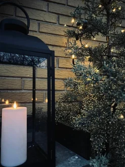 Lyskæde med 60 led lys - solceller - Ekstra kraftig