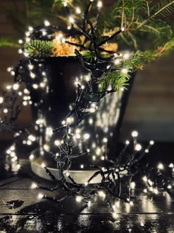 Lyskæde med 1600 lys - Cluster godkendt Inde / Ude