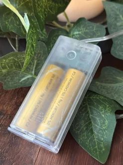 Lyskæde med grønne efeublade - 290cm