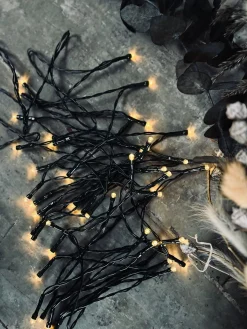 Lyskæde med solceller - Ekstra kraftig med 100 led lys