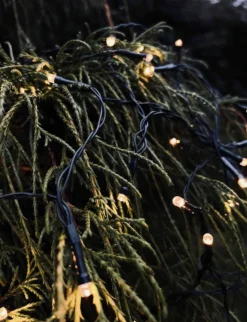 Lyskæde med solceller og USB - 480 led lys