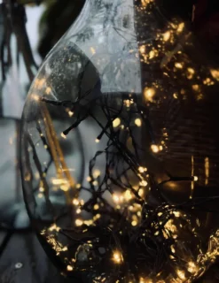 Lyskæde med solceller og USB - 480 led lys