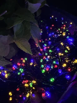 Lyskæde med solceller PARTY - Ekstra kraftig med 400 led lys