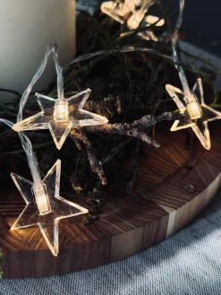 Lyskæde med stjerner