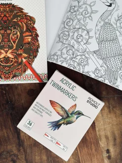 Malebog for voksne - Animal MIX