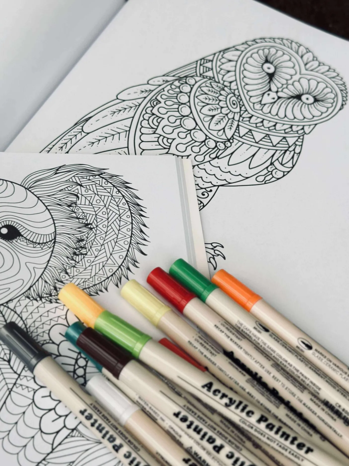 Malebog for voksne - Animal MIX