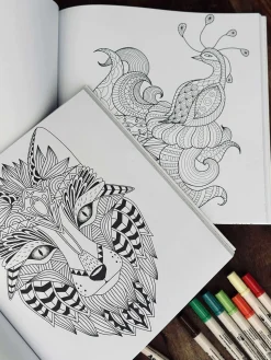 Malebog for voksne - Animal MIX