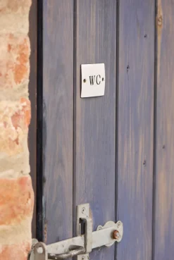 Metalskilt WC