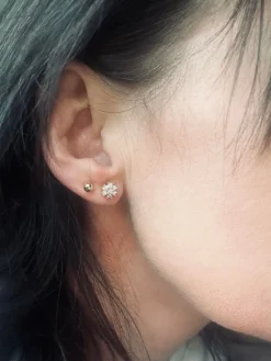 Mix box med 6 øreringe - Ivy 18k forgyldt