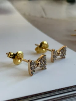 Mix box med 6 øreringe - Samira 18k forgyldt