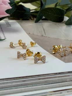 Mix box med 6 øreringe - Samira 18k forgyldt