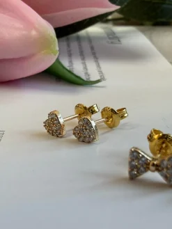 Mix box med 6 øreringe - Samira 18k forgyldt