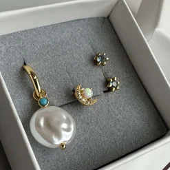 Mix box OLYMPIA med 4 øreringe - Sterling Silver