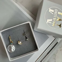 Mix box OLYMPIA med 4 øreringe - Sterling Silver