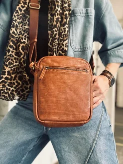 Mobiltaske / Crossover – Cognac