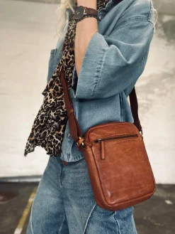 Mobiltaske / Crossover – Cognac