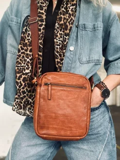 Mobiltaske / Crossover – Cognac