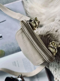 Mobiltaske - Sand / gold