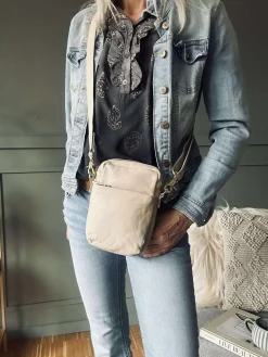 Mobiltaske Liva - Sand / Gold